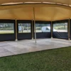 Zijwand-tenten Windscherm tent — Zwart